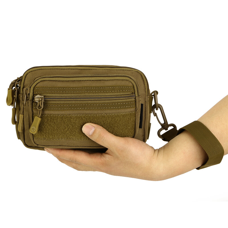 Высококачественная поясная сумка в стиле милитари, Забавный поясной клатч на бедро, Мужская нейлоновая штурмовая маленькая сумочка на ремне через плечо 1000D
