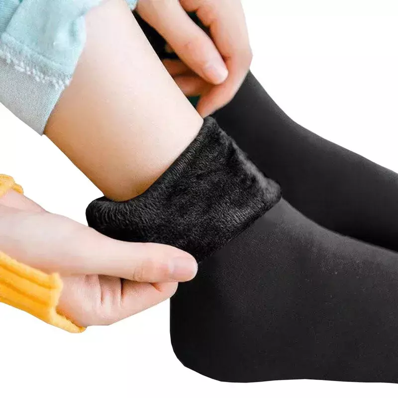 ถุงเท้ากำมะหยี่หนา5คู่ถุงเท้ากันหนาวสำหรับผู้หญิงและผู้ชาย, ถุงเท้ากันหนาว