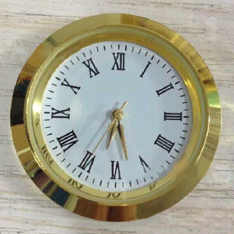 Часы с кварцевым механизмом 270F, круглые часы с вставкой в головку, классические часы ручной работы
