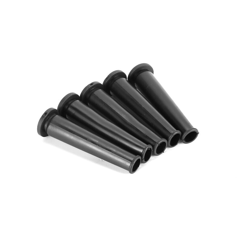 Schwarzer Gummi drahts chutz Kabel hülse Kofferraum abdeckung für Winkels tiefel Schutz folien für elektrische Bohr kabel Werkzeuge Teile 5St