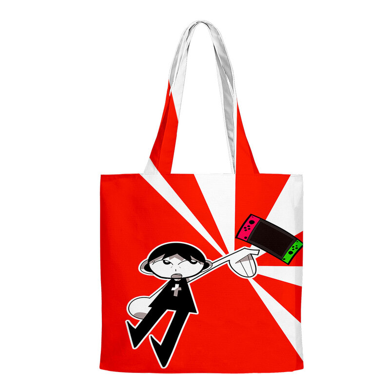 Subway Midnight Game Bag Sacos de compras Sacos de compras de ombro reutilizáveis Shopper Casual Handbag