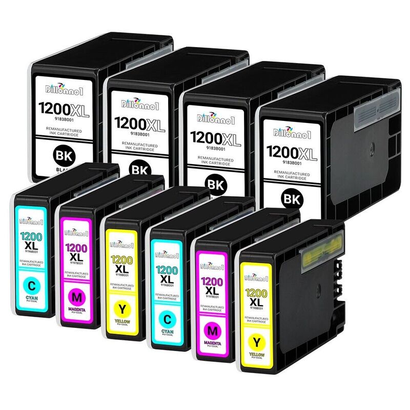 10pk PGI-1200XL PGI1200XL Kartrid Tinta untuk Printer Canon Maxify MB2320 MB2720