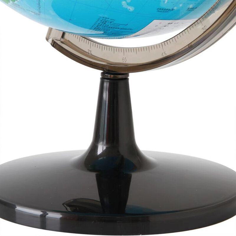 Globe de bureau à percussion rotative, carte du monde, 30x21,5 cm, fuchsia, HD, PVC, terre, atlas, géographie, jouet pour enfants, ornement