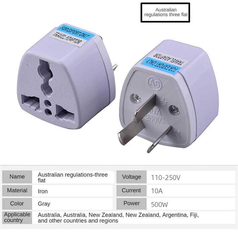 1~10PCS Excellent Material Preservative Socket Converter Multiple Styles Travel Charger Mobile Phone Charging Supplies
