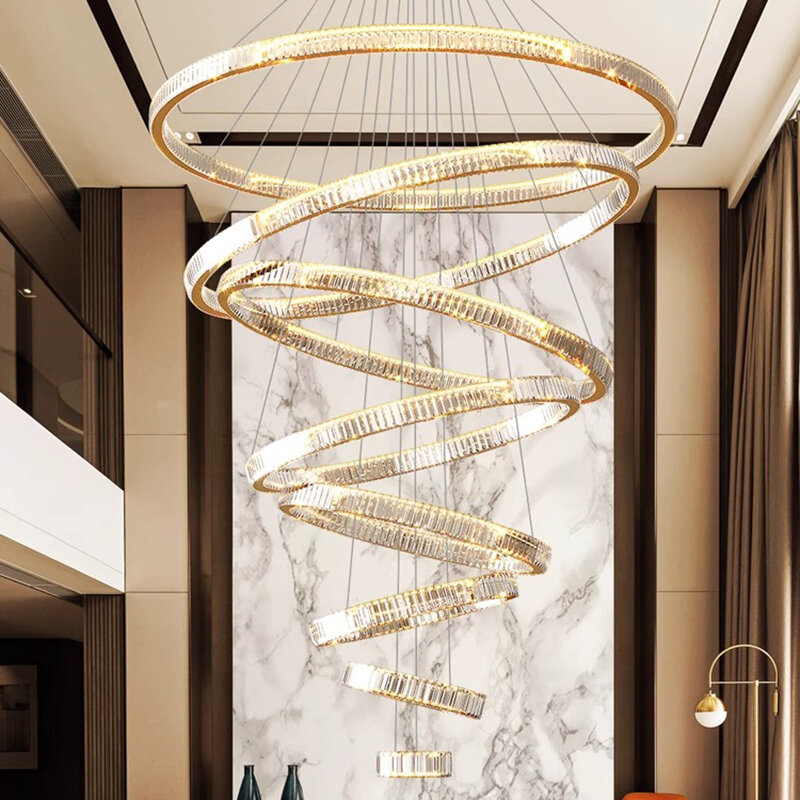 Современная Подвесная лампа для дома, подвесные светильники для лестницы, подвесные светильники для гостиной, внутреннее освещение