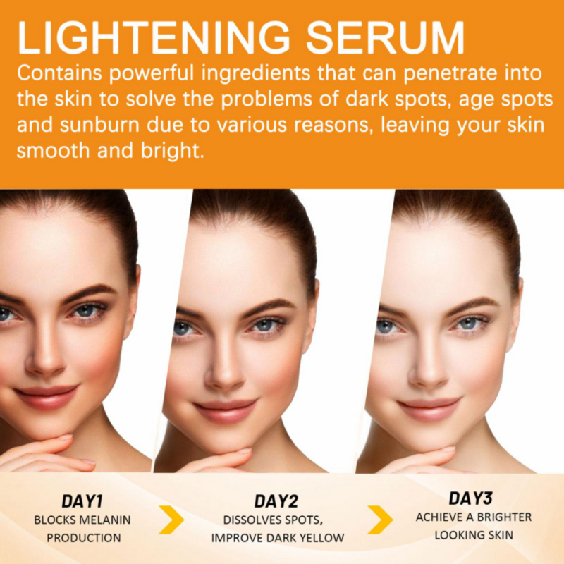 Witamina C Serum do wybielania twarzy Serum do twarzy kwas hialuronowy usuwa ciemne plamy koreańskie produkty do pielęgnacji skóry pielęgnacja skóry