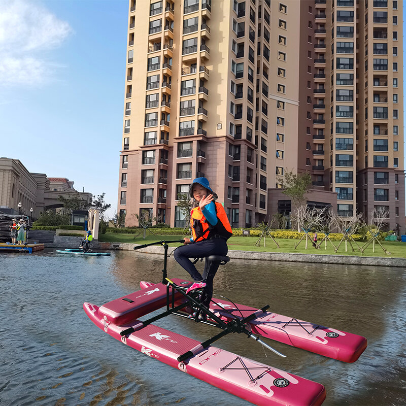 Bicicleta de agua flotante para exteriores, bici de mar inflable, alta calidad, precios