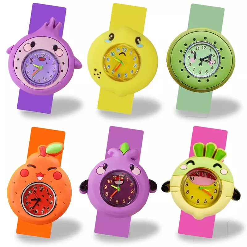 아기 공부 시간 장난감 어린이 시계, 방수 쿼츠 시계, 여아 남아 파티 이벤트 선물, Relogio Montre