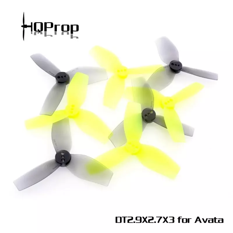 Hqprop 4คู่ (4CW + 4CCW) DT2.9X2.7X3 2927ใบพัด3ใบพัดสำหรับ DJI Avata FPV ฟรีสไตล์3นิ้วโดรนแบบท่อซิน