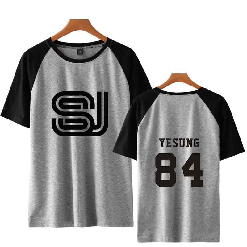Super junior Raglan Men Women T Shirt Exclusive Kpop 2022 New Casual Spring Summer Cool T-shirt Brand Clothing