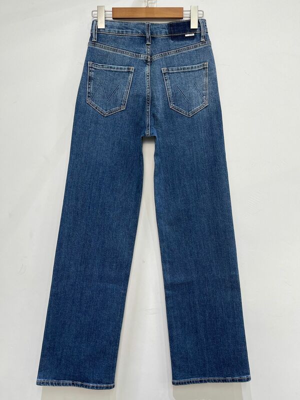 Женские свободные джинсы с высокой талией, модные Универсальные женские прямые джинсовые брюки