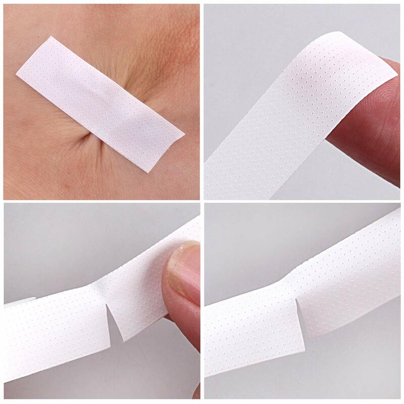 2/3 Rolls Japanese Insulating Tape for Eyelash Extension Lint Free Under Eye Pads Breathable Non-woven Tape Paper Eyelash Patch