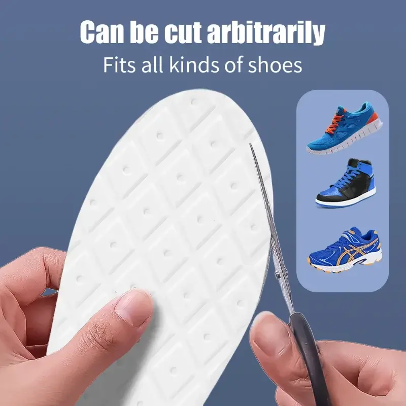 Super Soft Sports Shoes Palmilhas, Palmilha para os pés, Cestas de Absorção de Choque, Sapato Sole Arch Support, Inserções ortopédicas
