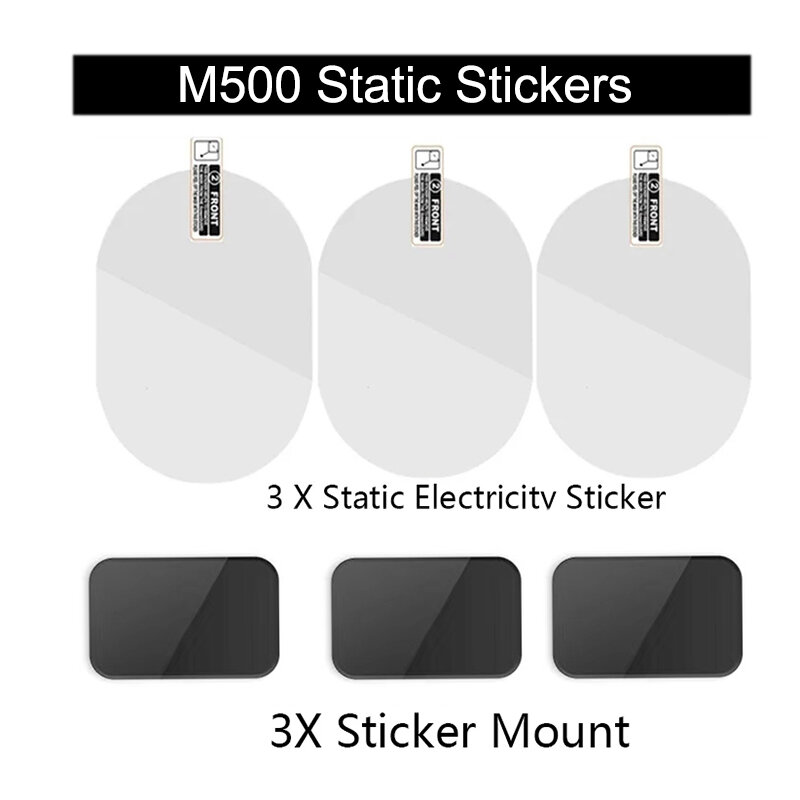 For 70mai Dash Cam M500 Dash Cam Smart VHB Sticker and Static Stickers for 70mai M500 Car DVR VHB Sticker 3pcs