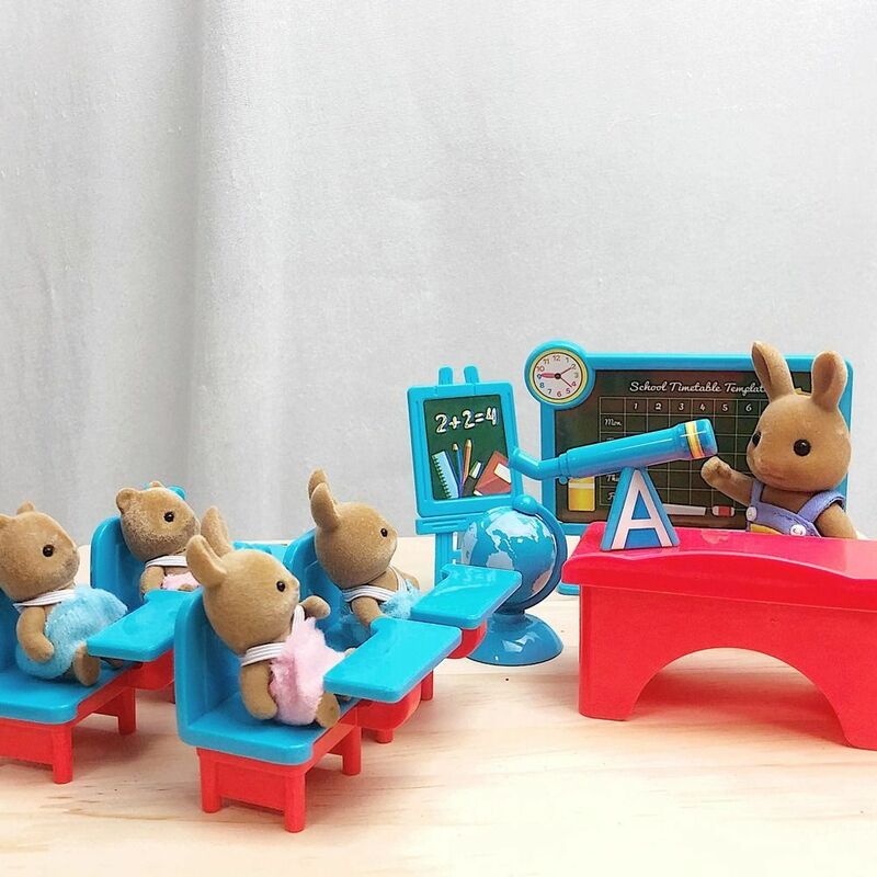 Wystrój szpitala Hamburg lody lalka akcesoria do domu krzesło meble do domku dla lalek biurko meble miniatury