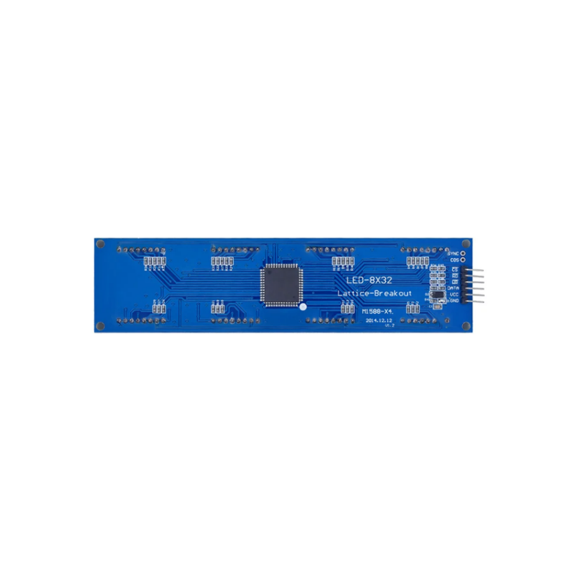 Dot Matrix Driver com MCU Lattice-Breakout Board, Módulo LED HT1632C, 8x32 Tela Red Dot-Matrix, 2.4V-5.5V para Controle MCU
