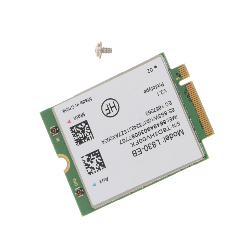 L830-EB moduł karty Wi-Fi 4G dla Thinkpad X280 T480 T580 P52S L480 L580 T490 T590 P53S T490S X390 L490 L590 FRU