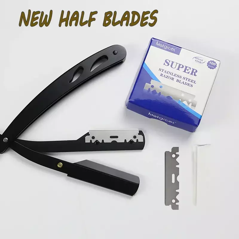 20/50/100PCS Single-sided Razor Blade Stainless Steel Razor Blades Men Shaving Shaver Manual Razors Barber Styling Shaving Tools