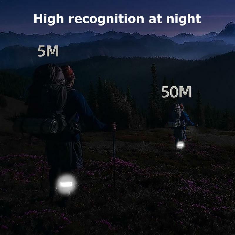Braccialetti a schiaffo a LED luci da polso riflettenti per camminare di notte luci da polso per camminare di notte fasce riflettenti per la notte