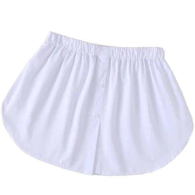 Koreańska wersja cienka bluzka fałszywe Hem Fart obejmujące zasłonę z wszechstronnym najniższy artefakt sweter krótka spódniczka seksowne spódnice