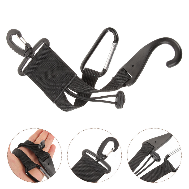 Baseball Glove Clips Baseball Equipment Hooks Glove Holder Clip Hanger for Softball Cap Fans Stick Reusable Gear Polyester