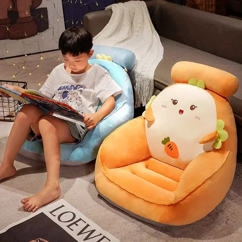 Moderna creatività minimalista divano per bambini sedia con schienale pigro Tatami sedie per bambini divano piccolo per bambini sedia carina facile da pulire