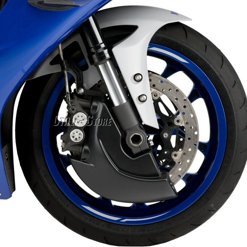 Sistema de freio da motocicleta Air Cooling Ducts Black Kit, acessórios para YAMAHA YZF-R1 YZF R1 YZF R1 2020 2021 2022 2023 2024, Novo