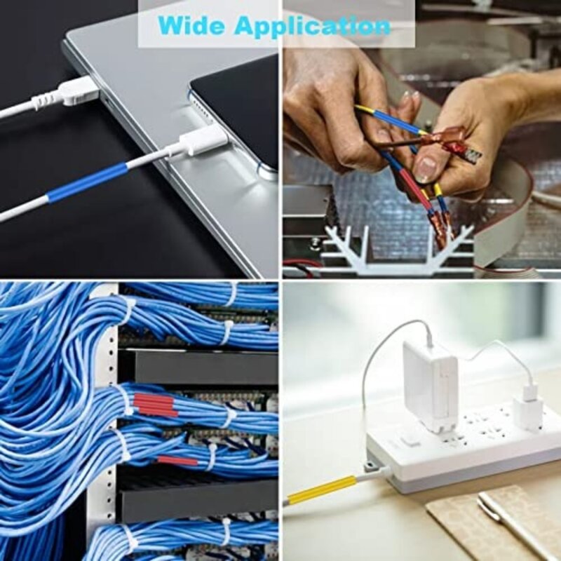 127/530/1060PCS Heat Shrink Tubing kit 2:1 Shrinkable Wire Shrinking Wrap Wire Connect Cover Cable Repair Protection Hot Air Gun