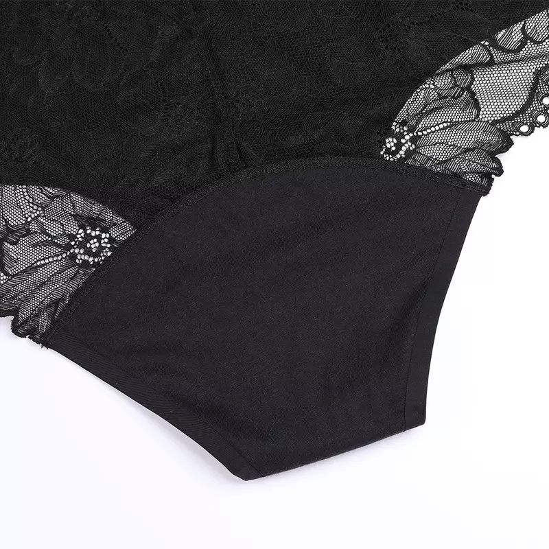Culotte physiologique en dentelle pour femme, sous-vêtement sexy à quatre couches, nouvelle collection