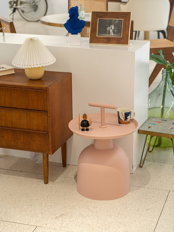 Decorazioni per la casa Nordic mobile circolare divano tavolini soggiorno caffetteria latte tavolo mobili Tea Desk decorativo