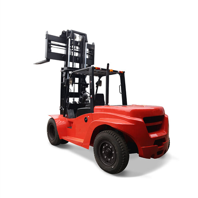 Mesin Diesel Forklift truk palet roda PU listrik lebar 2.5t 3t 3.5t 5t 8t 10t