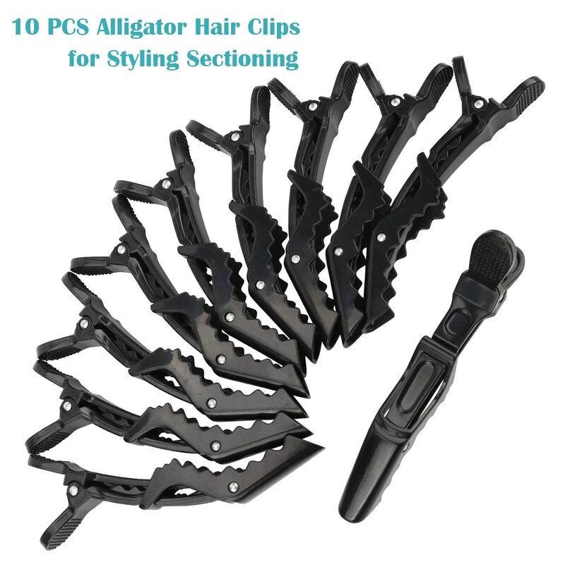 5pcs/Lot Plastic Alligator Hair Clips For Women Professional Sectioning Clips Hairdressing Salon Hairpins Barber Accessories