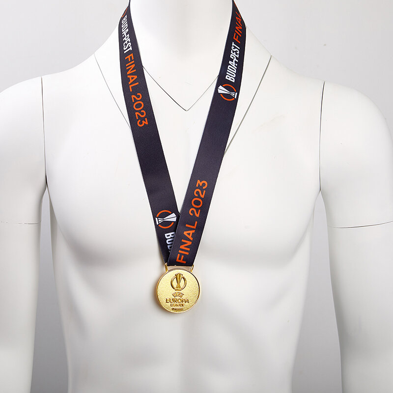 Die Europa League Champions Medaille Metall medaille Replik Medaillen Goldmedaille Fußball Souvenirs Fans Sammlung