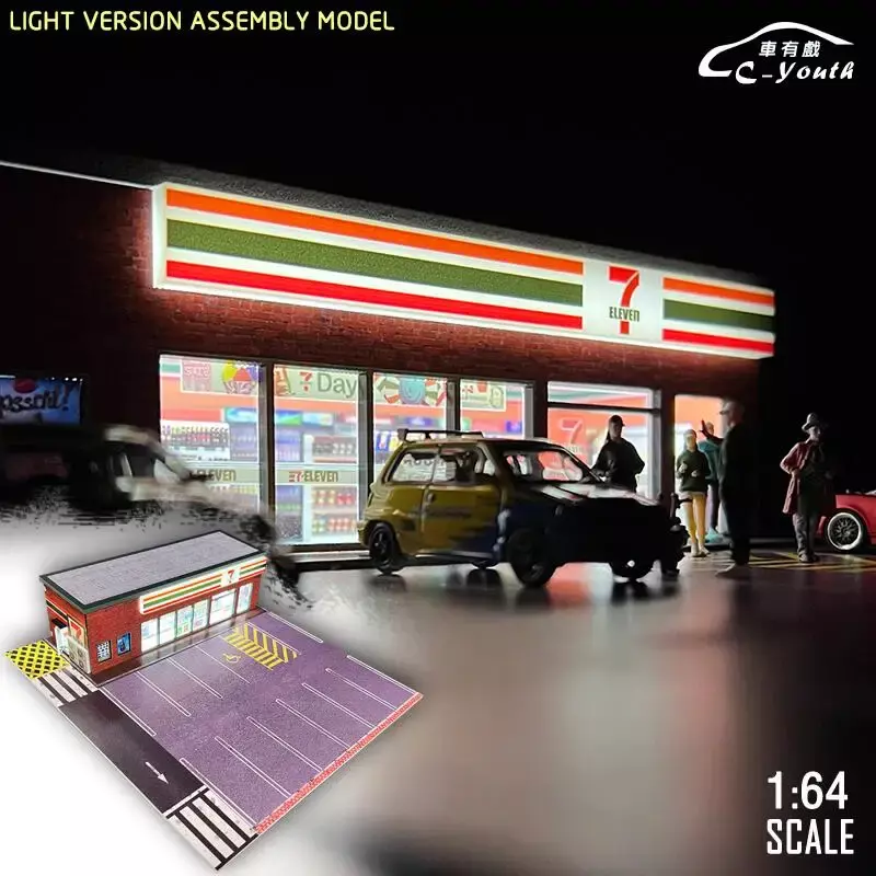 C-Youth 1:64 Led Light Diorama 711 assembly model