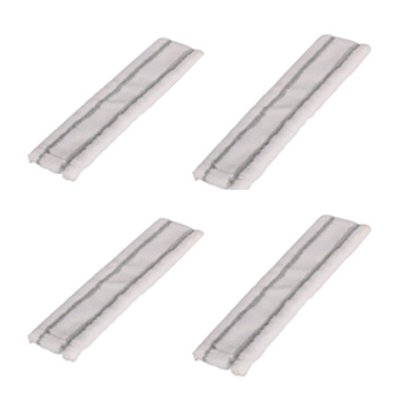 Panos de microfibra para limpeza de janelas Karcher, durável e prático, WV1, WV50, WV75, 7cm x 27,5 cm, 4 peças