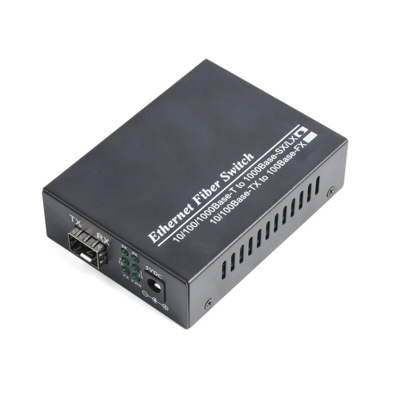 1pcs Gigabit sfp Medien konverter 1 sfp zu 4 rj45 Transceiver 1000/m Glasfaser schalter mit 3km/20km lc/sc sfp Modul