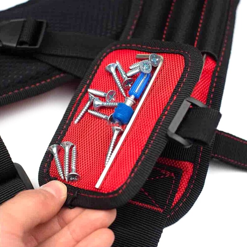 ceinture pour outils travail, bretelles pour perceuse, support pochette, bretelles magnétiques réglables
