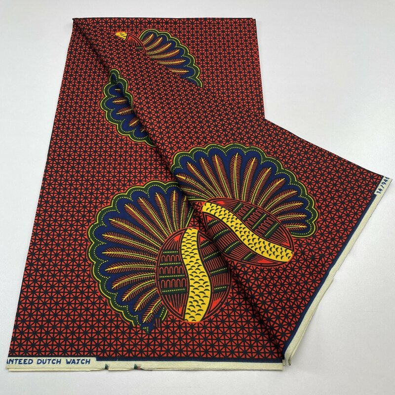 Tecidos africanos de alta qualidade para patchwork, impressão de cera nigeriana, novo estilo, 2022, 3C4