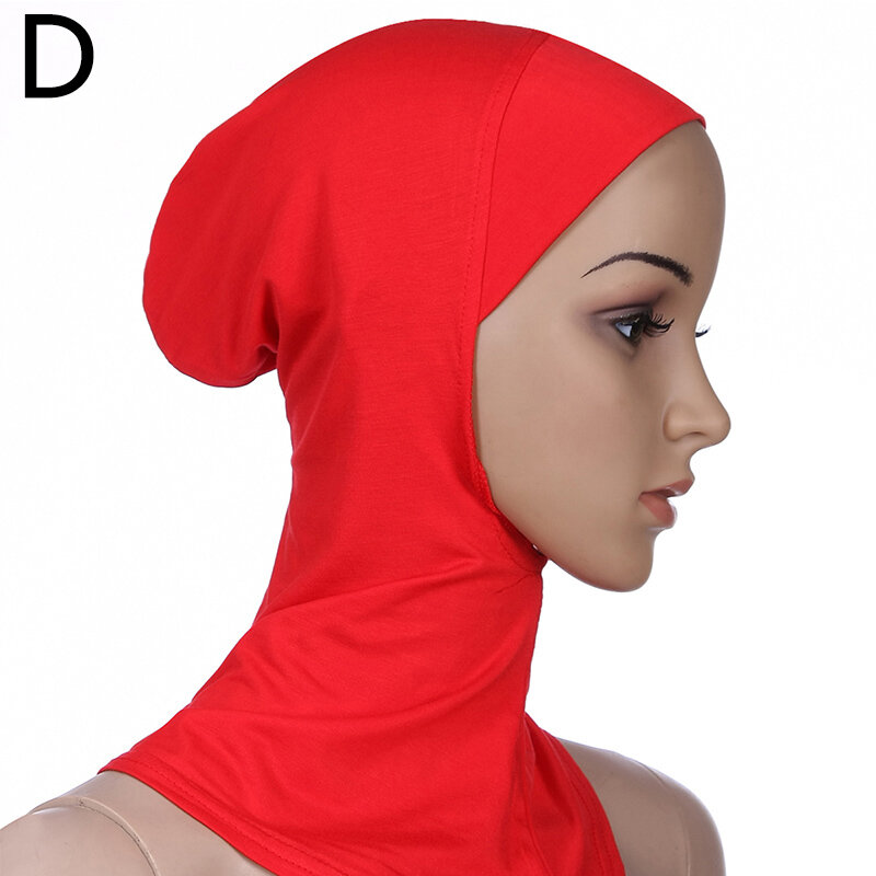 1 szt. Damska muzułmańska chusta modna koszulka z poliestru szal w hidżabie długi muzułmański szal zwykły miękki Turban opaska na głowę