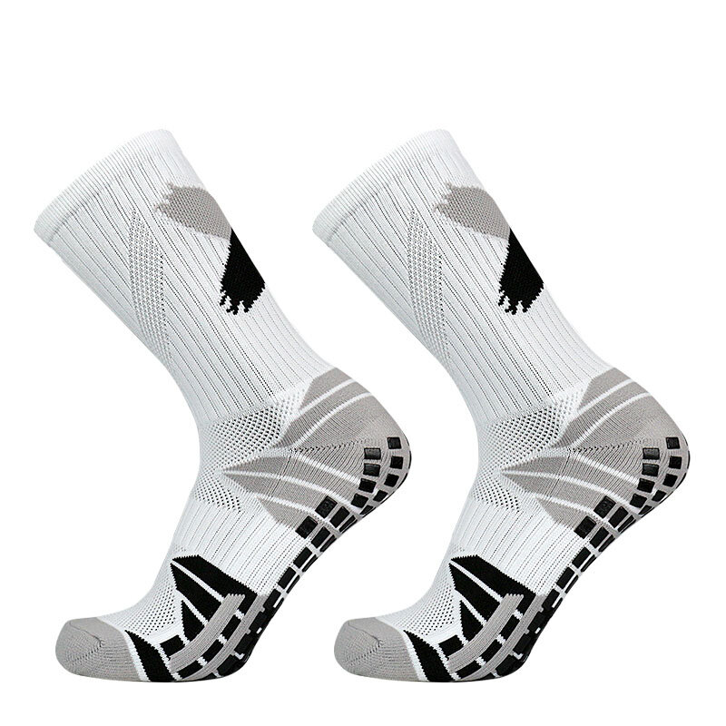 calcetas antideslizantes de futbol New Men Women Heel Pattern Sports Soccer Socks Sports Non-Slip Silicone Grip football Socks