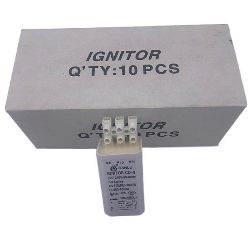 1 Buah CD-9 Pemicu Elektronik Ignitor untuk Lampu Panggung Hs 400(DE)-1000W 220-240V/50-60Hz Tiga Kawat