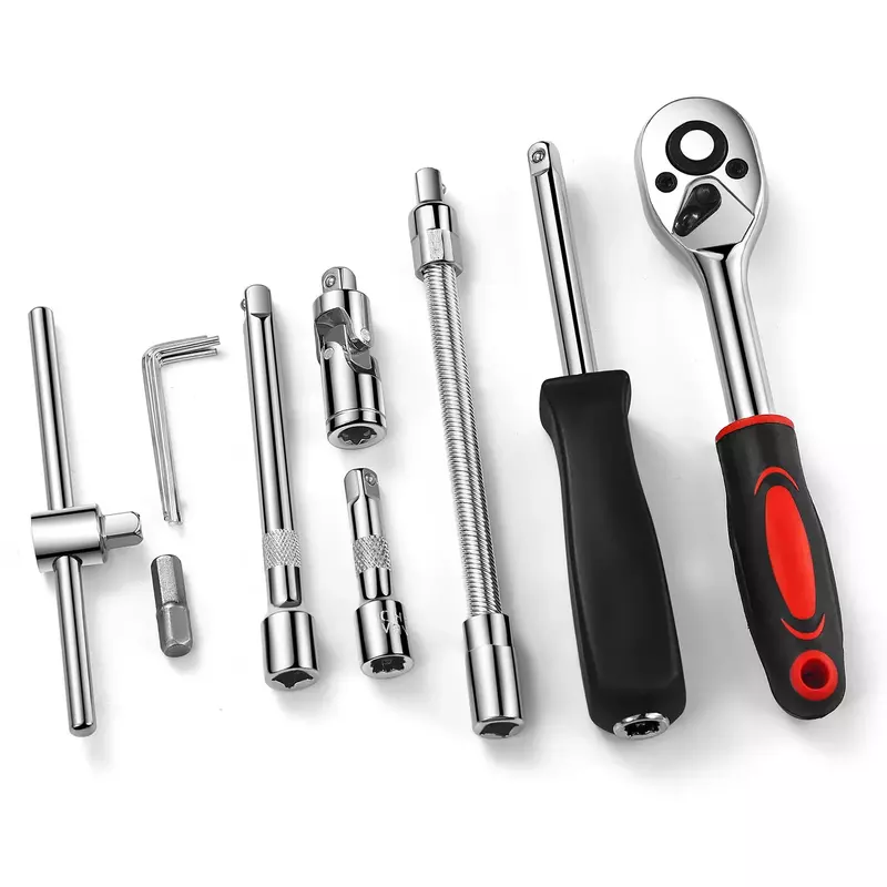 Collezione AliExpress Set di chiavi 46 pezzi Kit di attrezzi per cacciavite per attrezzi da auto e punta a cricchetto chiave a chiave rapida chiave a bussola chiave a bussola utensili manuali