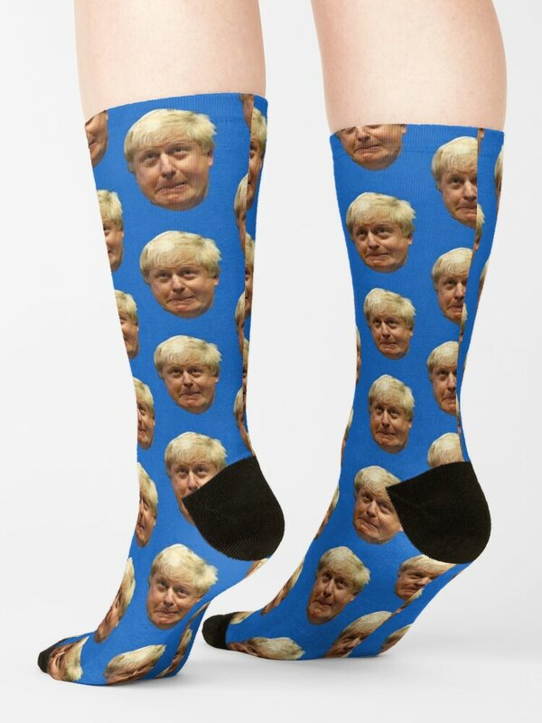 Chaussettes de compression Boris Johnson pour hommes et femmes, jarretière lumineuse pour le sol, chaussettes de course professionnelles, chaussettes de créateurs