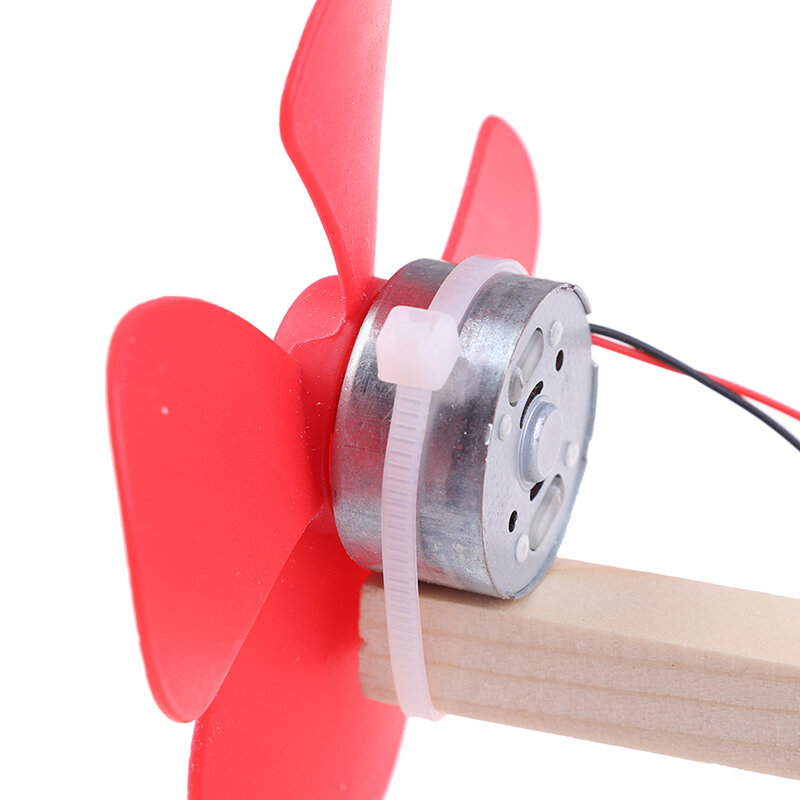 Mini ventilateur solaire en bois pour bricolage, kit de modèle scientifique, jouet pour étudiants en physique