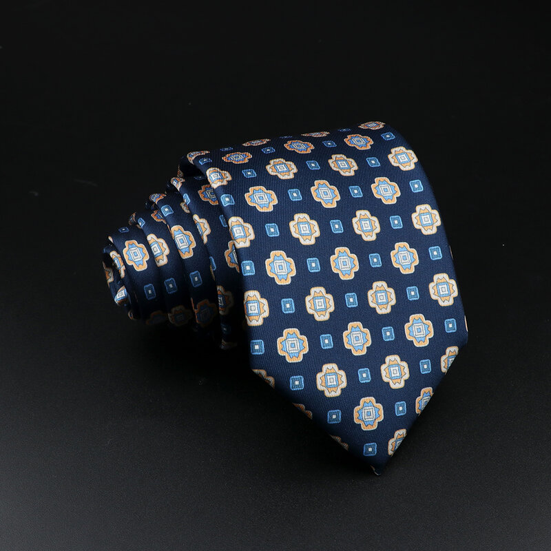 51 Styles Men's Silk Ties Jacquard Striped Plaid Floral 8cm Necktie Accessories Daily Wear Shirt Suit Cravat Wedding Party Gift