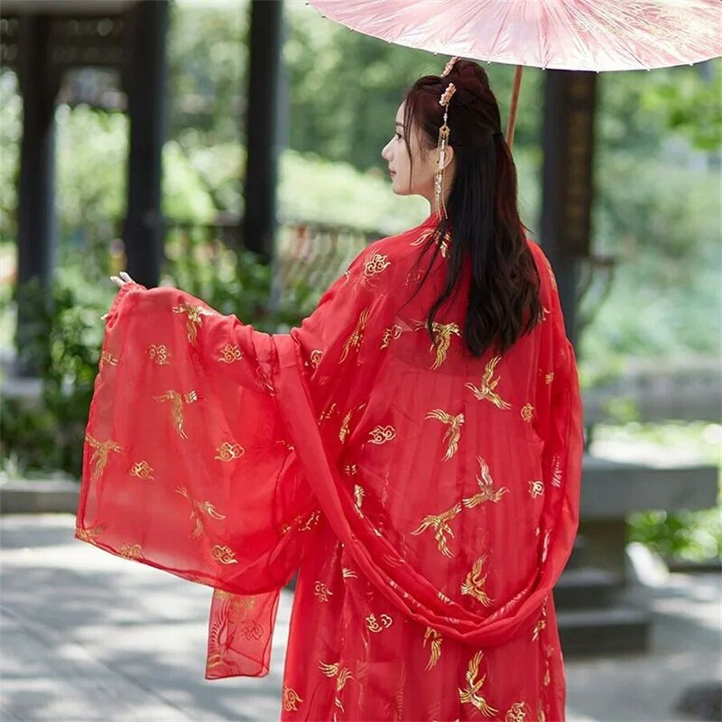Vrouwelijke Chinese Dans Kostuum Traditionele Oude Hanfu Chinese Kostuum Voor Vrouwen Folk Dress Festival Outfit Performance Kleding