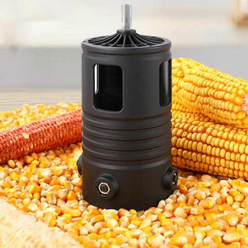 Trilladora de maíz portátil, accesorio totalmente automático, cabezal de máquina peladora de maíz, cepillo eléctrico pequeño, separador de granos, envío directo