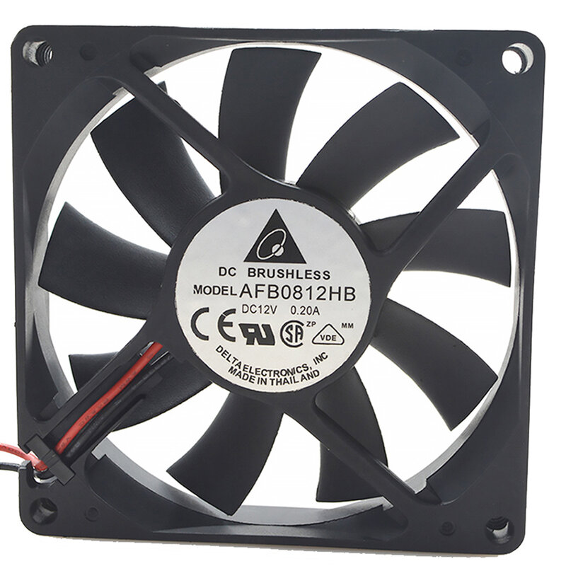 for Delta 80*80*15MM 12V 0.20A 80mm AFB0812HB 8015 8 cm double ball Server cooling fan 80*80*15MM
