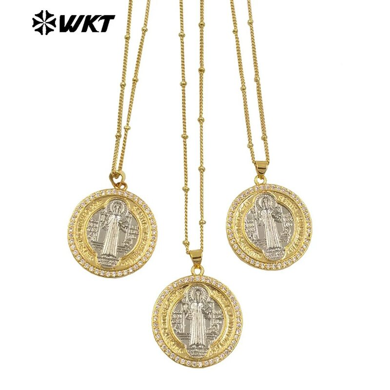 WT-MN987 WKT-Cadena de cristal Natural de estilo virgen, joyería de diseño bonito, collar exquisito para fiesta, 2024