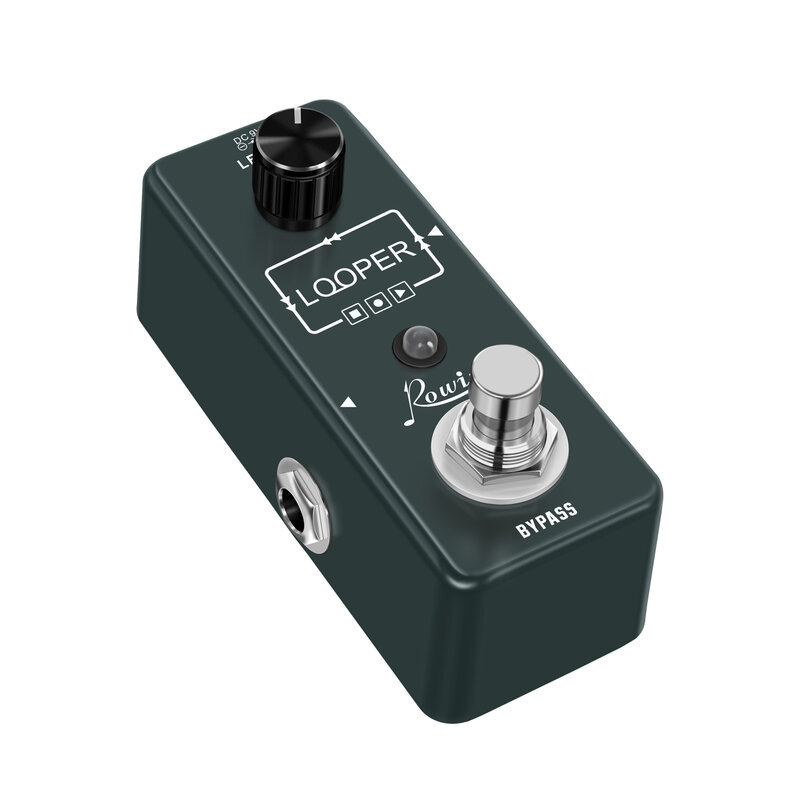 LEF-332 루퍼 페달 디지털 루퍼 효과 페달 전기 기타베이스 10 분 녹음 시간